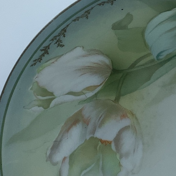 Vintage RS Germany Fine Porcelain Bowl with Tulip Design - Picture 8 of 10